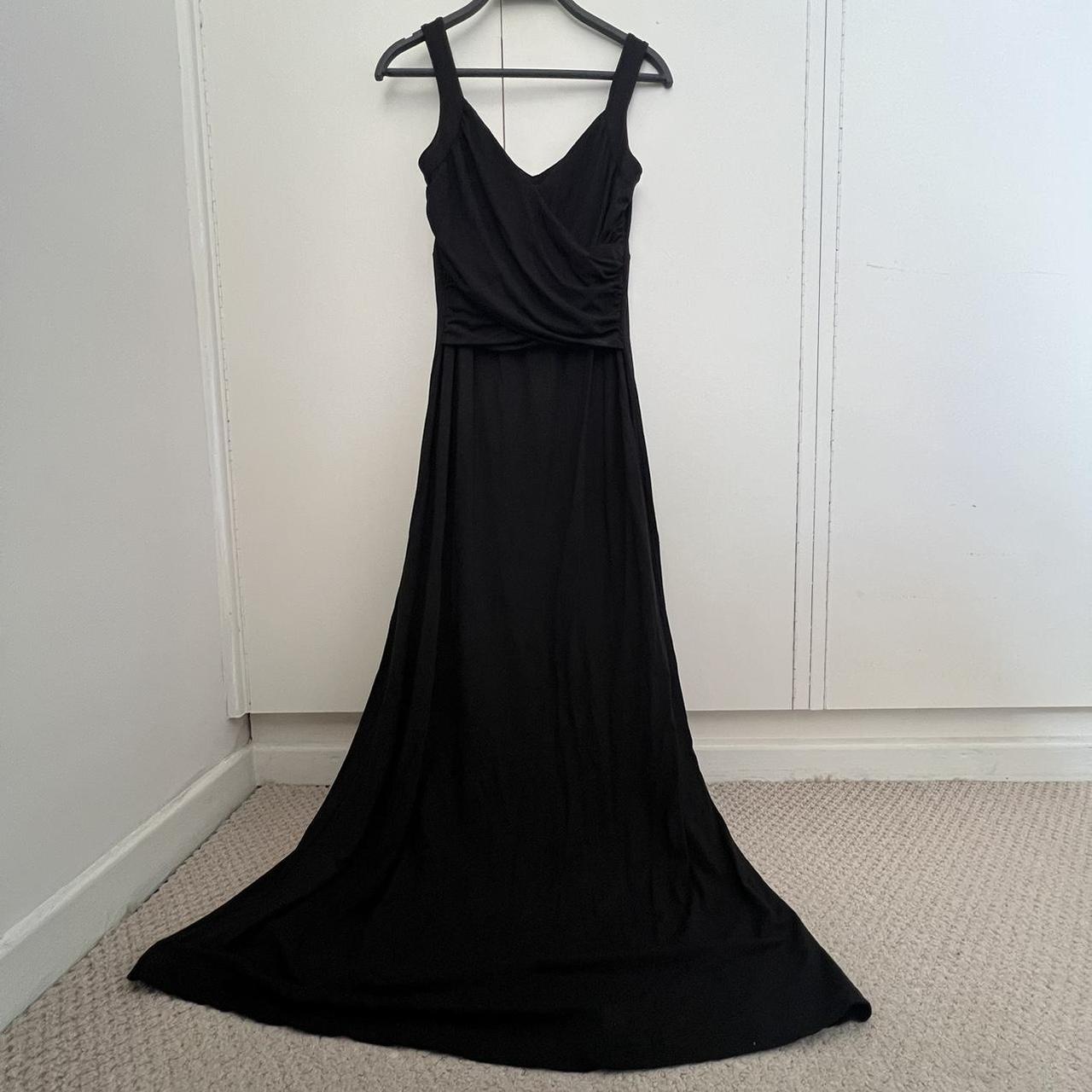 Bravissimo Pepperberry Black Long Evening Dress UK 8. Depop