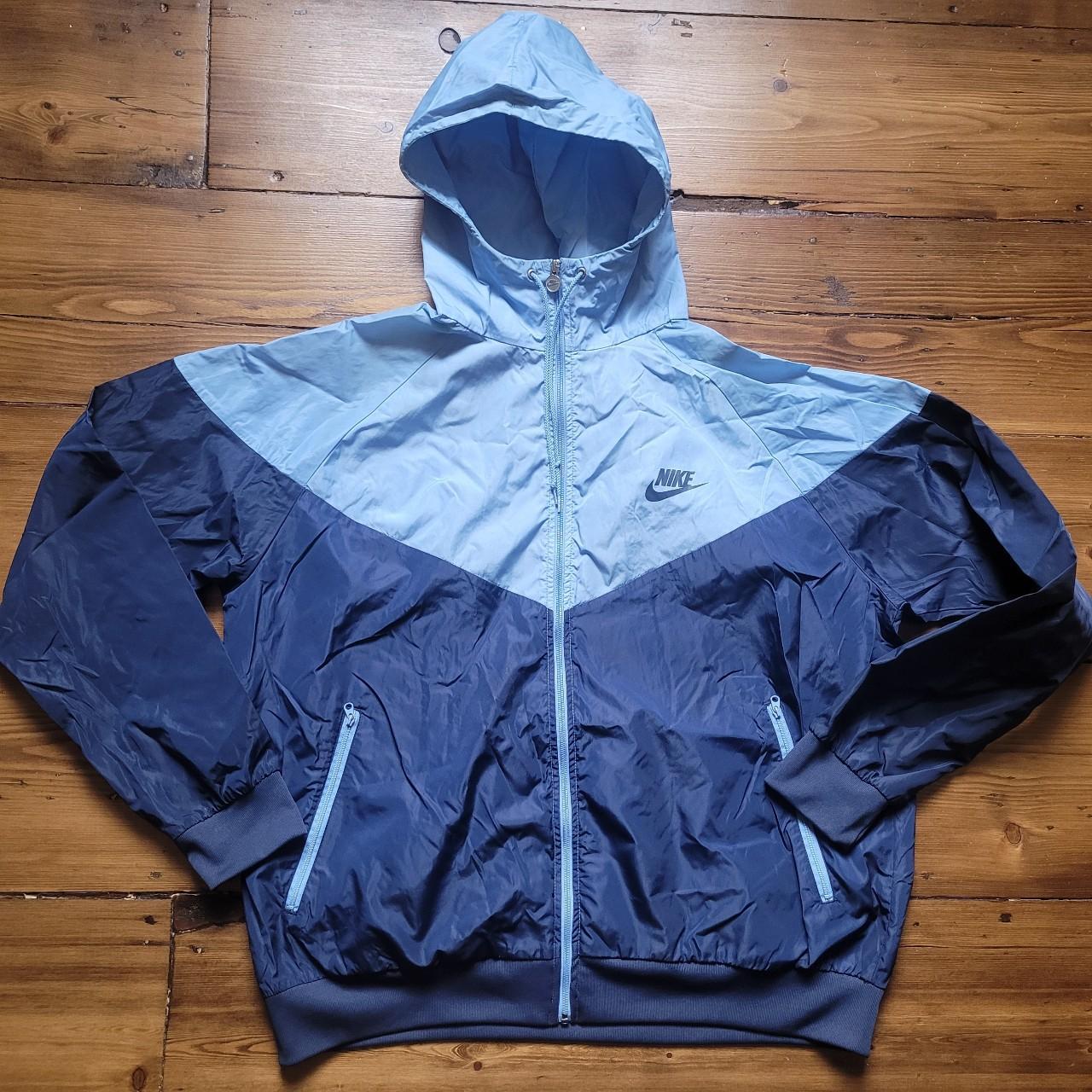 Nike Men's Blue and Navy Jacket | Depop