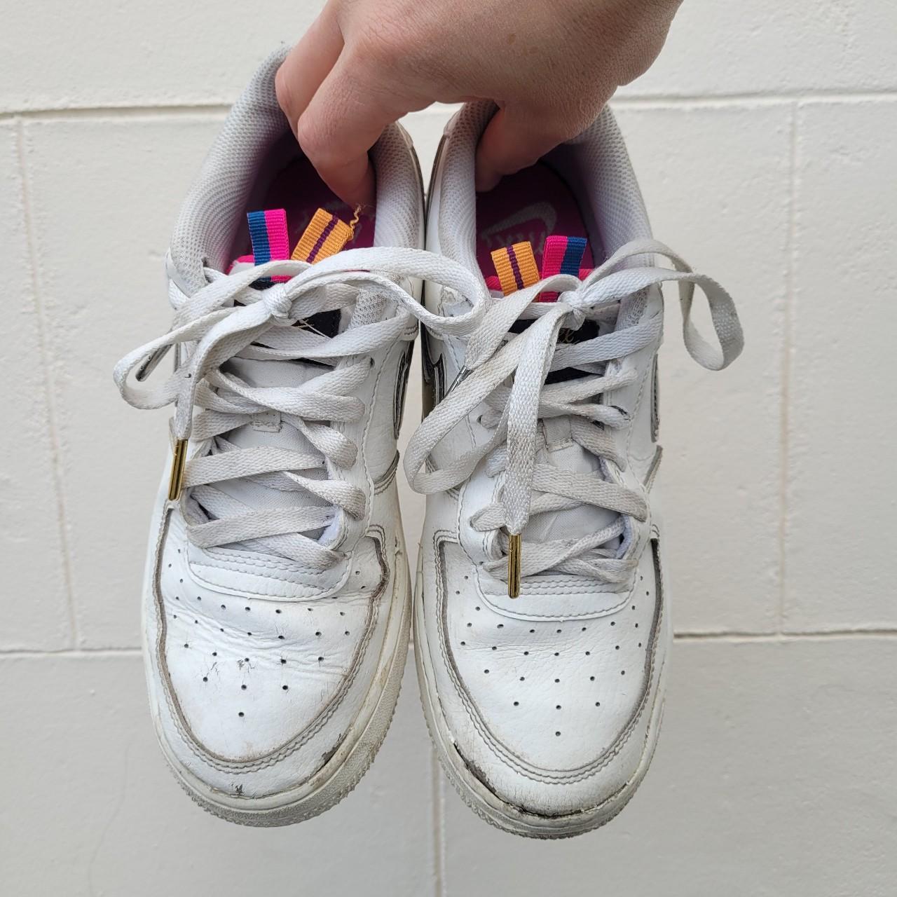 nike air force 1 womens gold swoosh