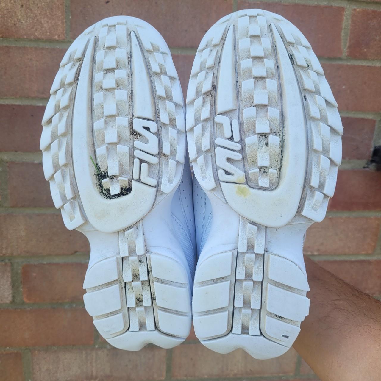 fila shoes pink and white