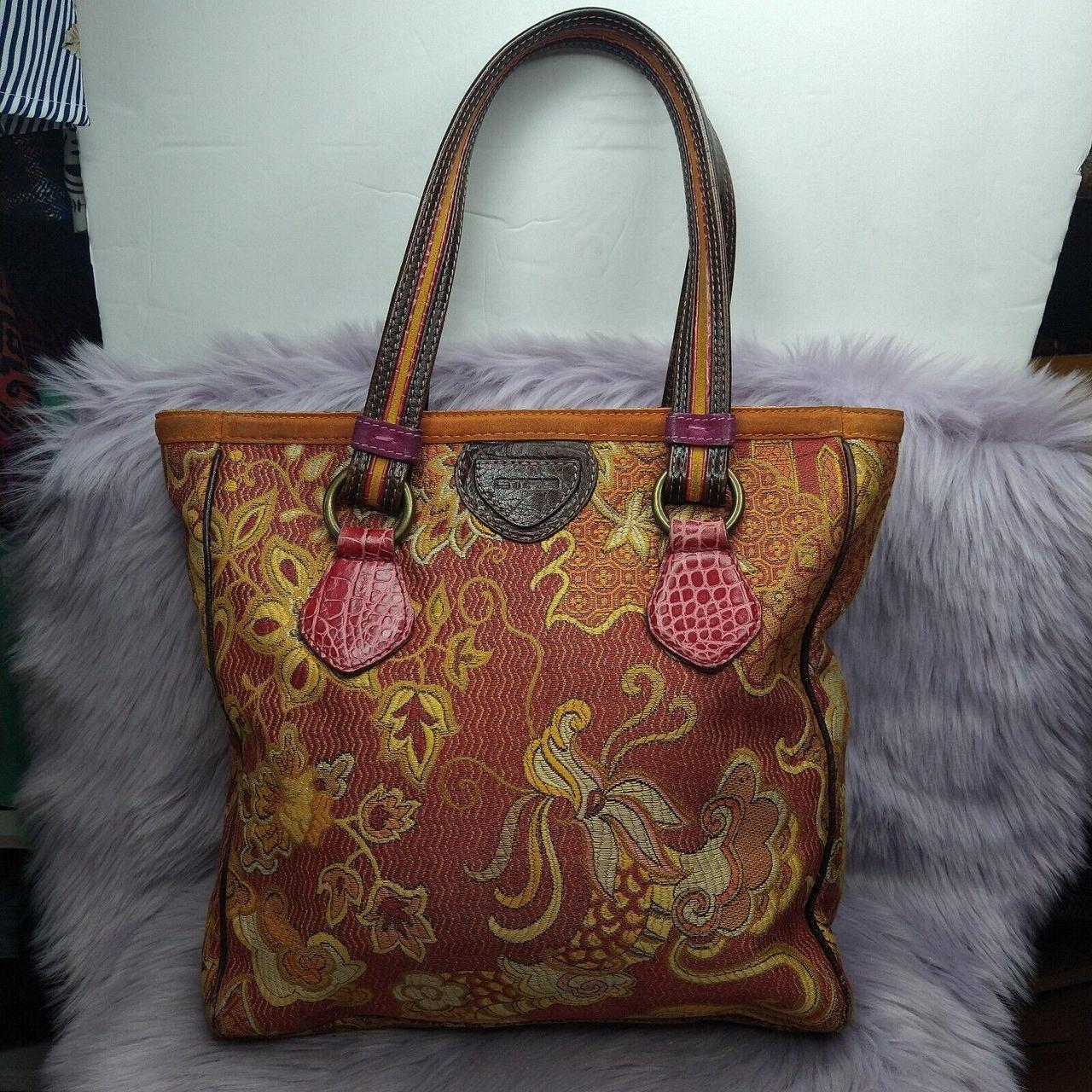 Etro Tapestry Carpet Style Shoulder Tote Bag With. Depop