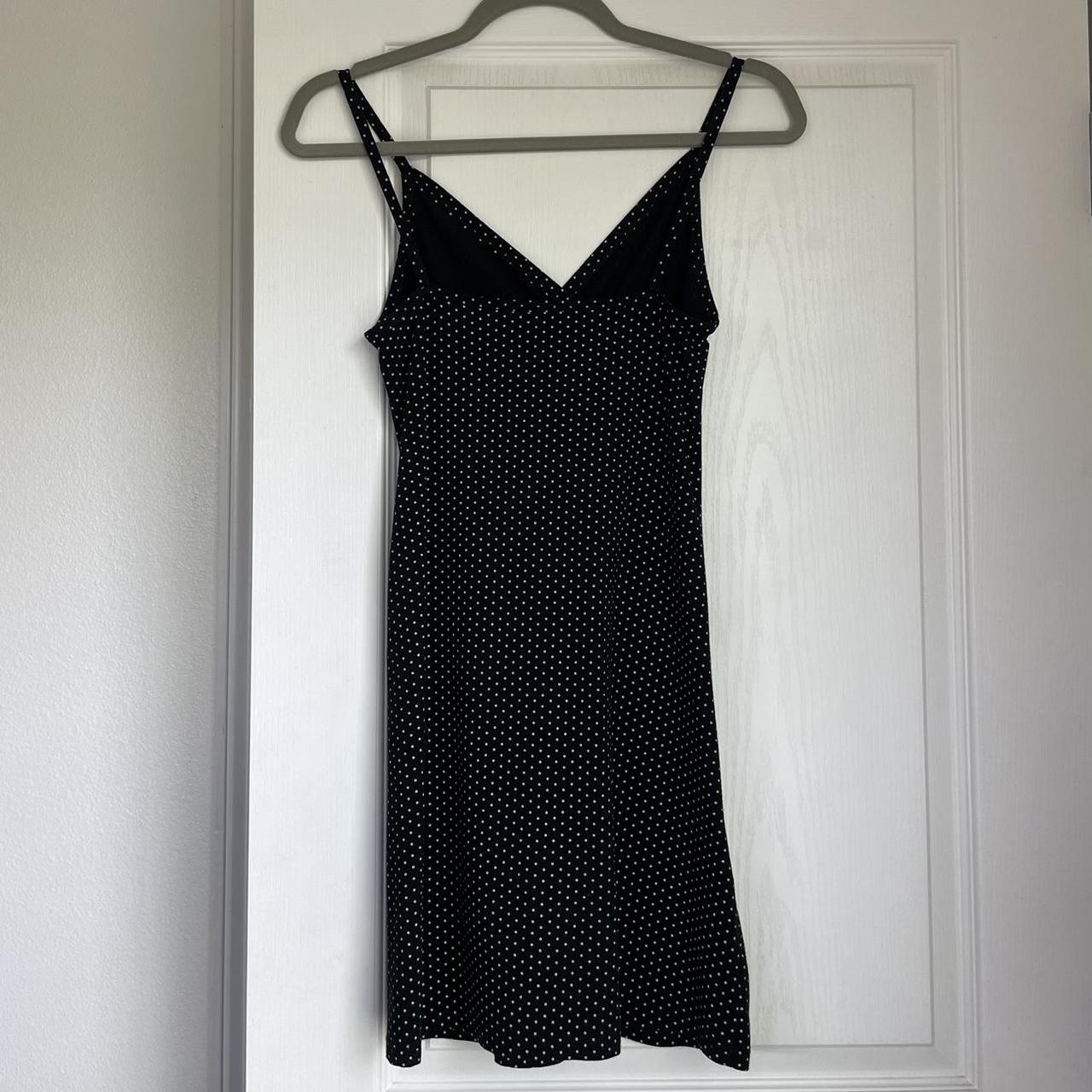 REPOP Brandy Melville Black/White Polka Dot Amara - Depop