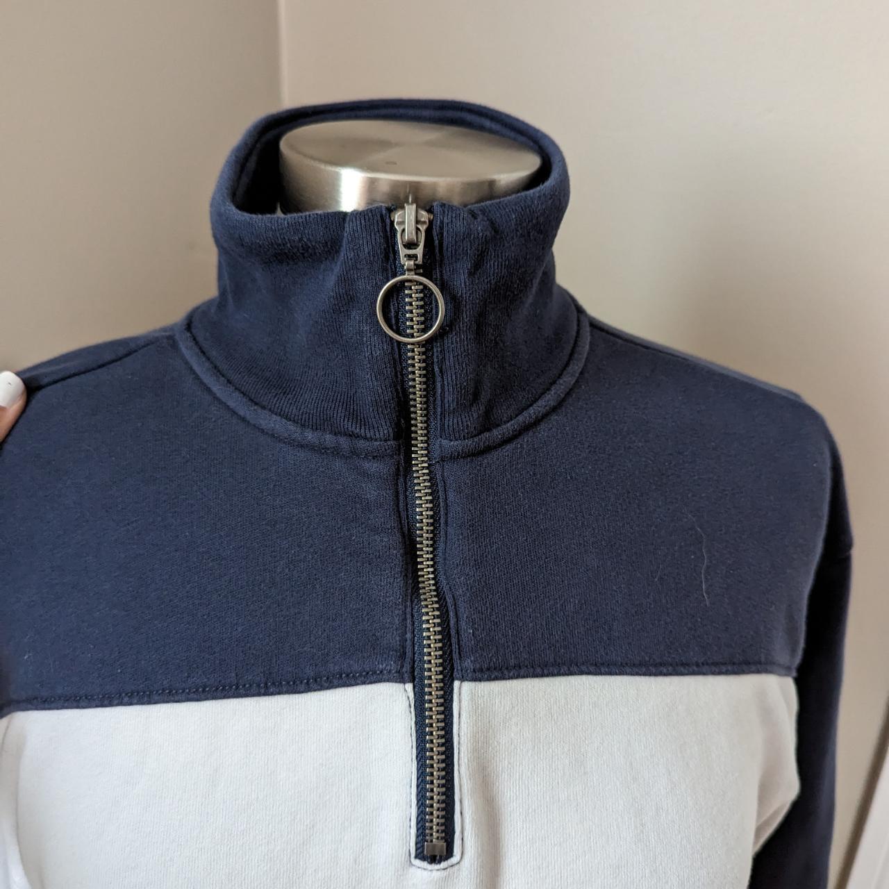 Abercrombie & Fitch Half Zip Sweatshirt Condition... Depop