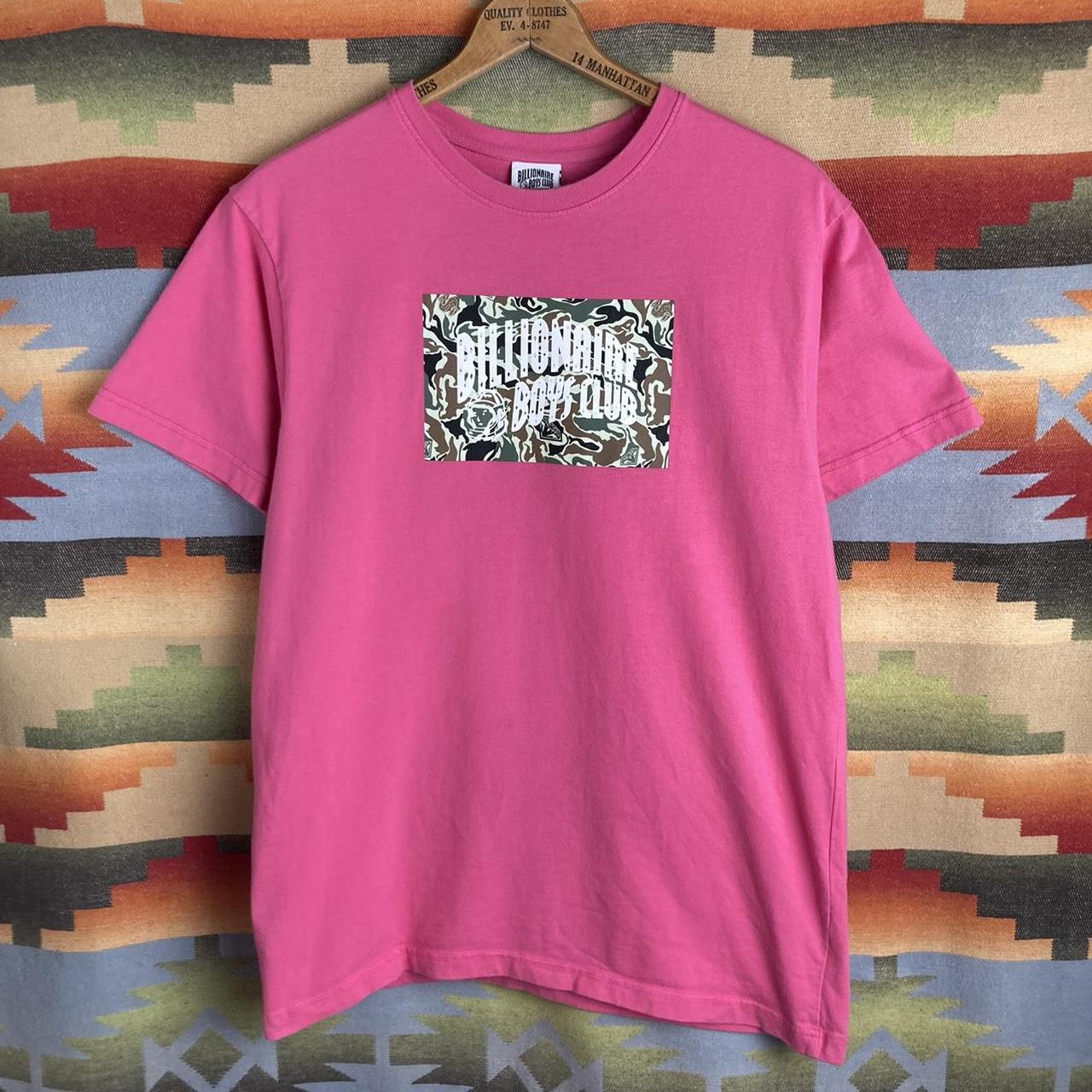 Billionaire Boys Club Men's Pink T-shirt | Depop