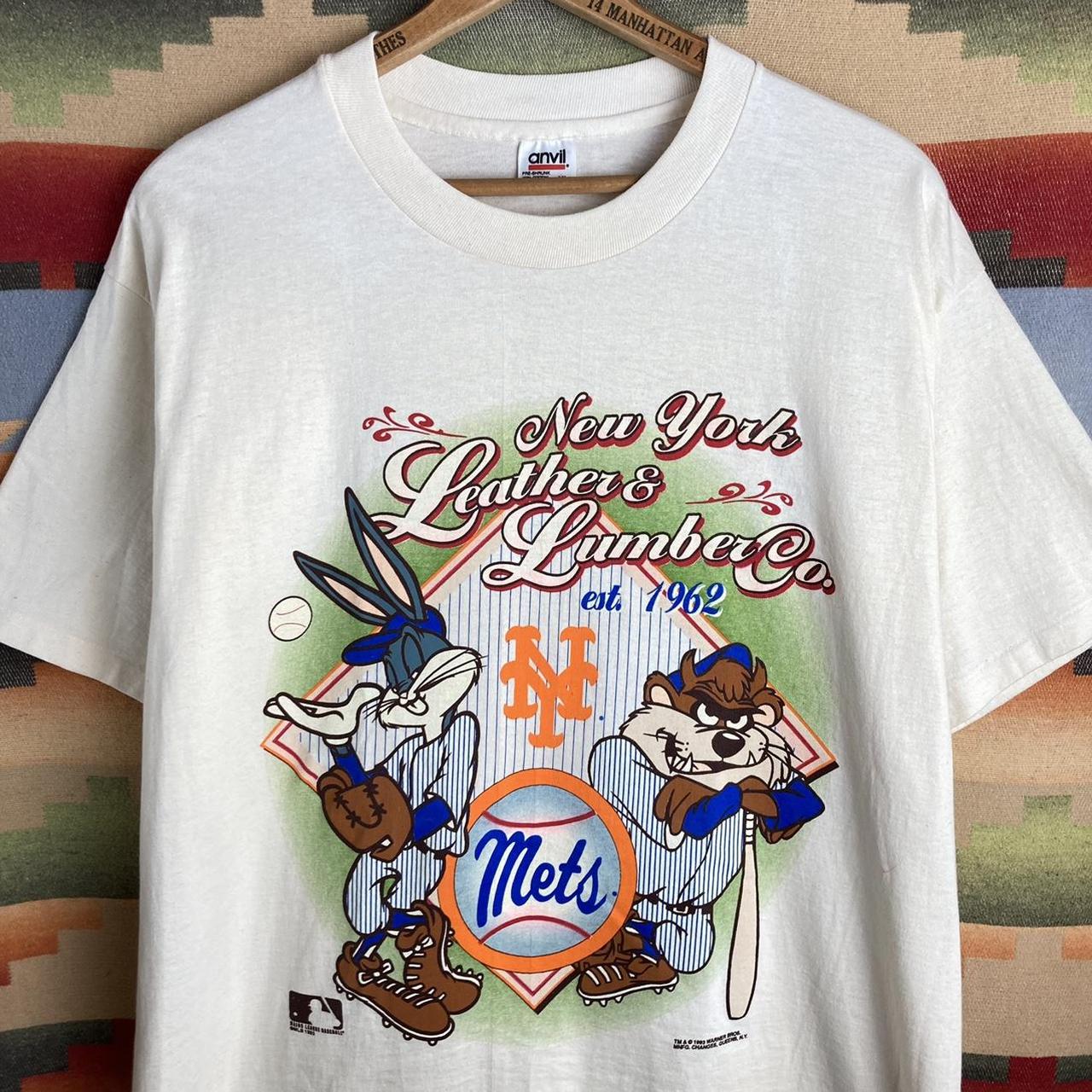Gildan, Shirts, Vintage New York Mets Looney Tunes Shirt New York Mets Shirt  Mlb Shirt Graphi