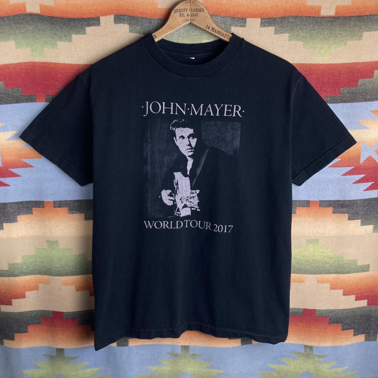 john mayer world tour t shirt