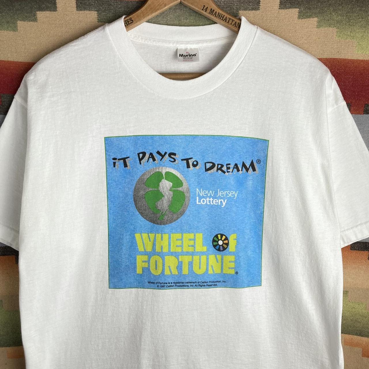 Vintage 90s New Jersey Lottery Wheel of Depop