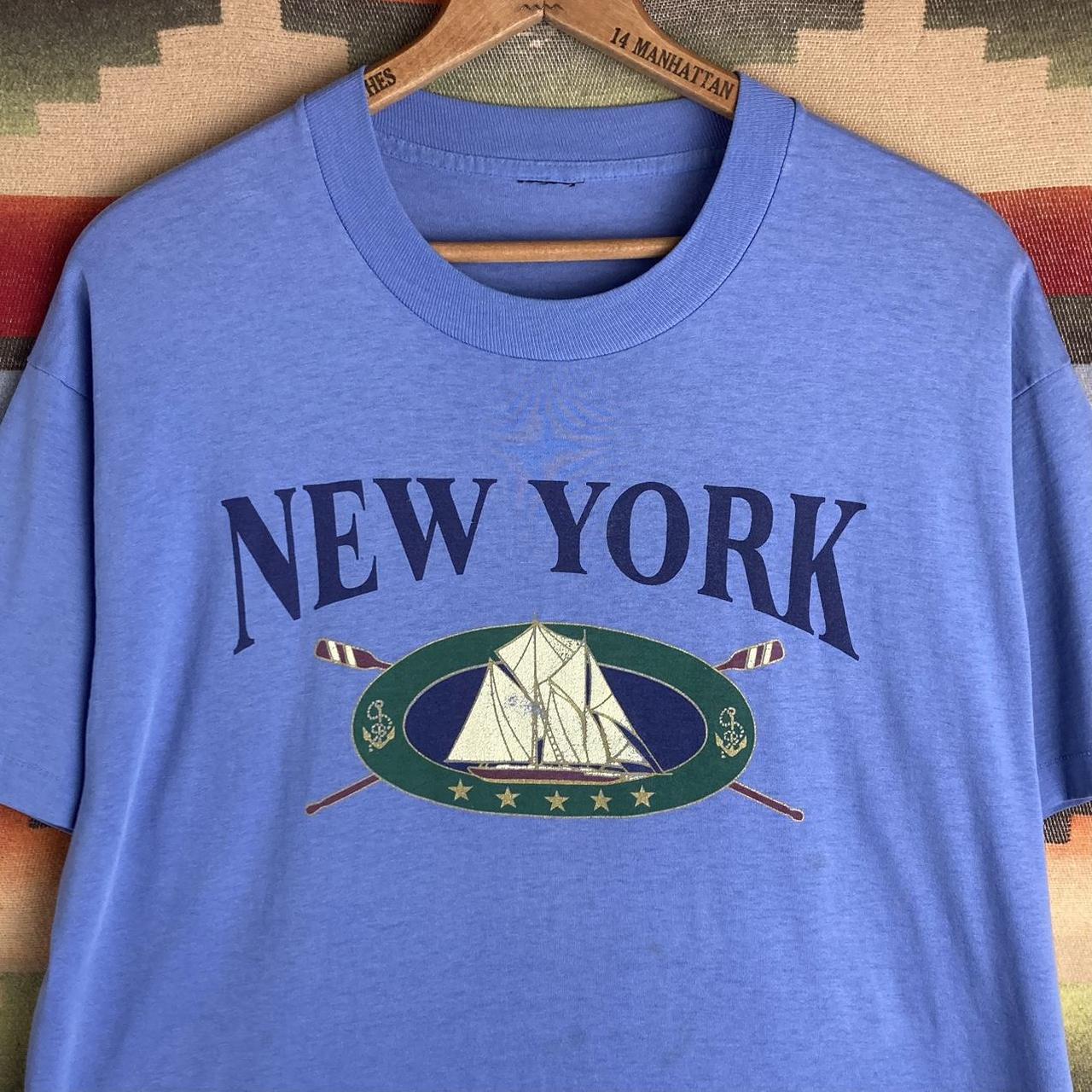 Vintage Men's T-Shirt - Blue - XL