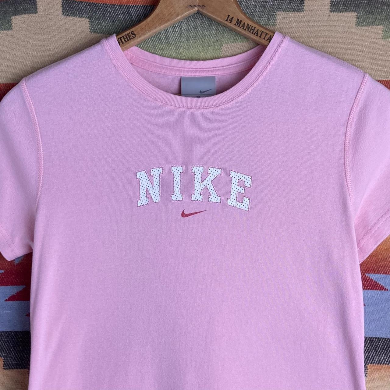 volt pink nike shirt