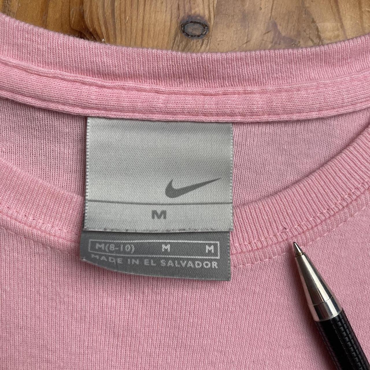 bubble gum pink nike shirt