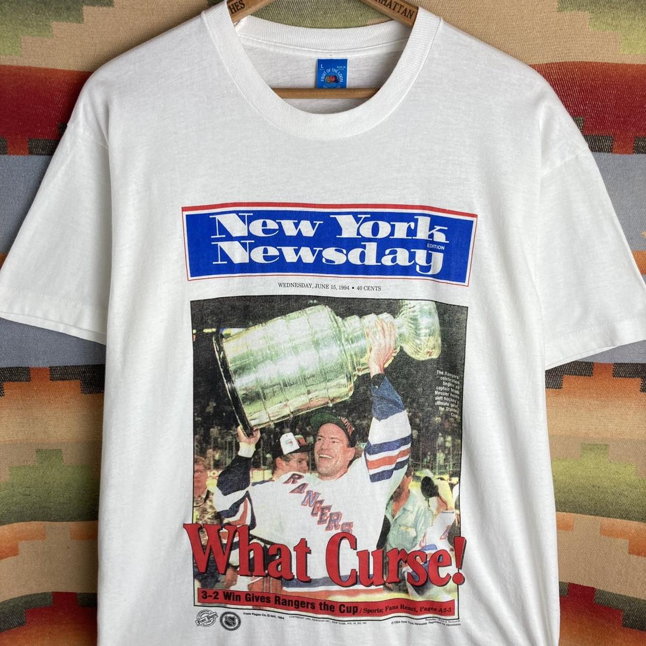 Vintage 90s New York Rangers 1994 NHL Stanley Cup T-shirt 