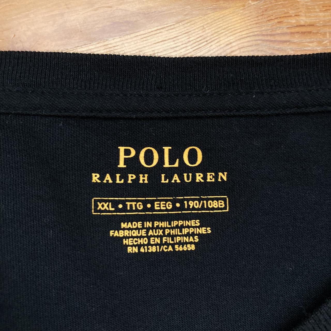 Polo Bear Ralph Lauren Martini Black T-shirt | Size... - Depop