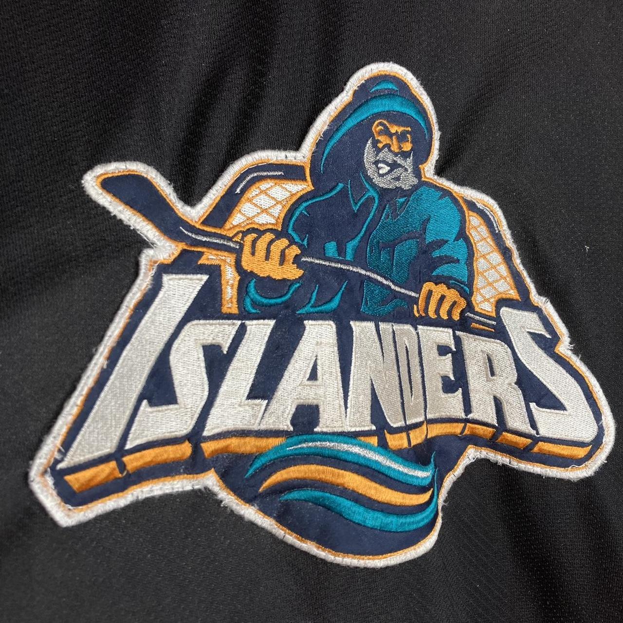 Vintage 90s New York Islanders Fisherman Black Starter NHL 