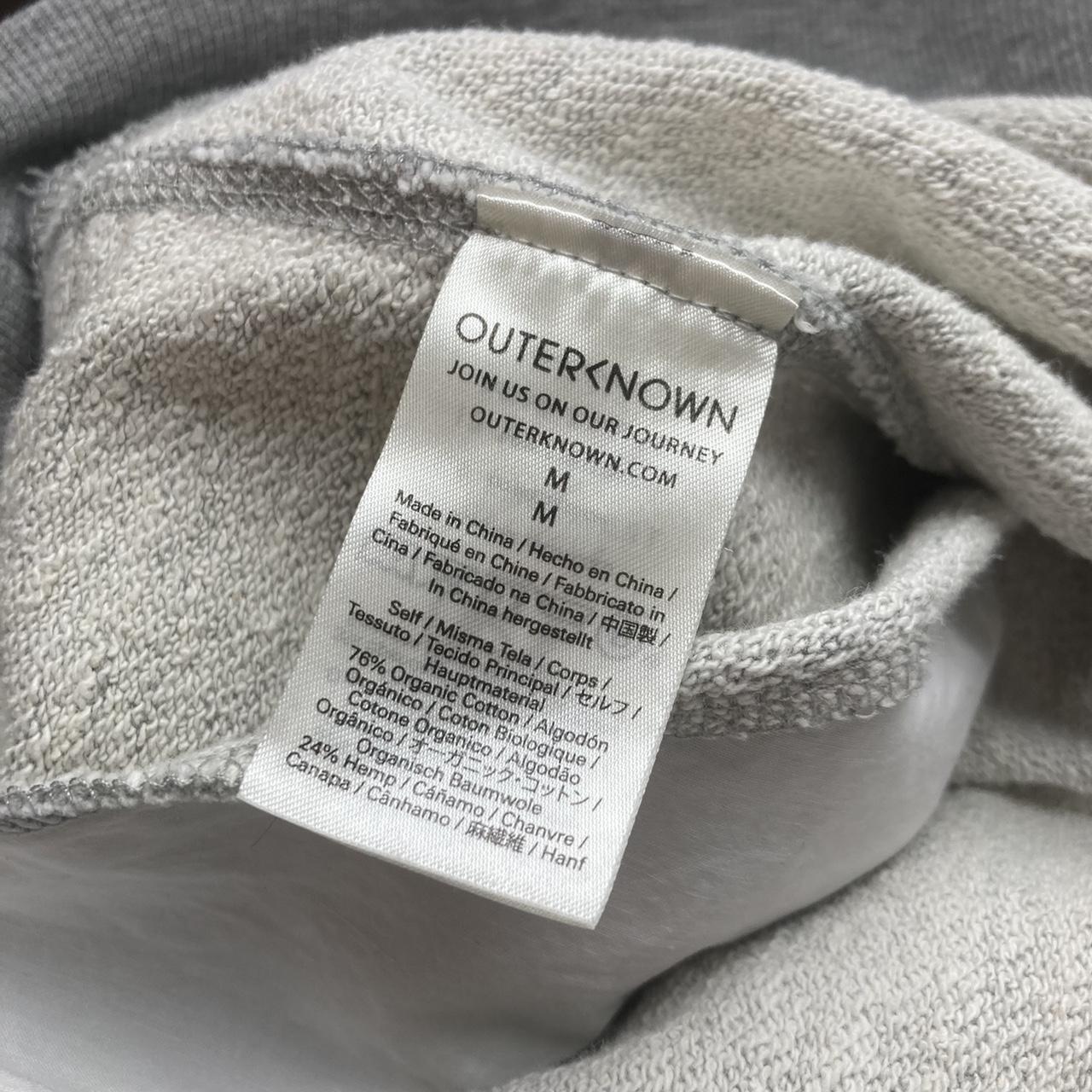 Outerknown Heather Gray Sur Snap Hoodie Sweatshirt |... - Depop