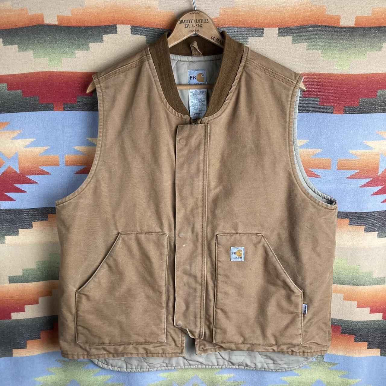 Carhartt canvas work top vest