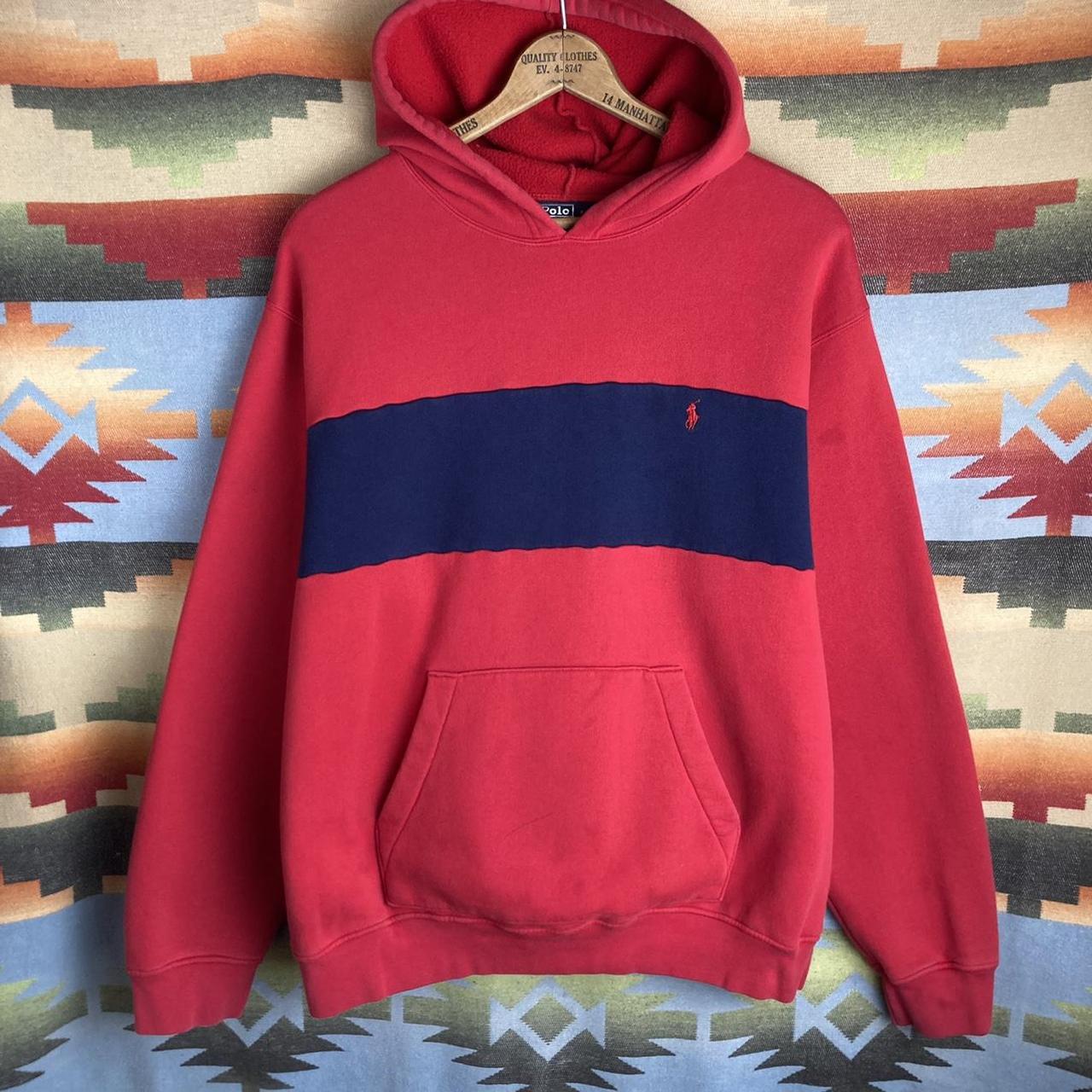 Vintage 90s Polo Ralph Lauren Pony Embroidered Red | Depop