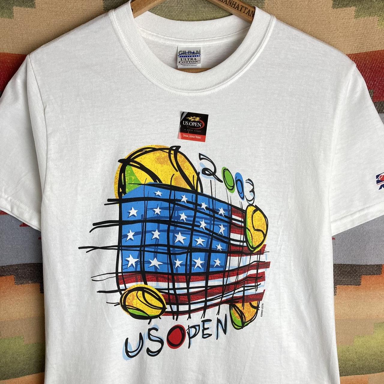 Vintage 2003 US Open Tennis USTA White T-shirt | | Depop