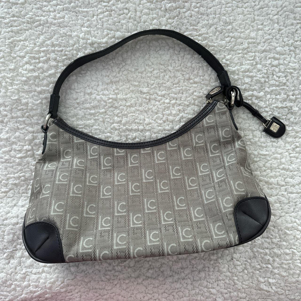 Liz Claiborne Signature Monogrammed Shoulder Bag