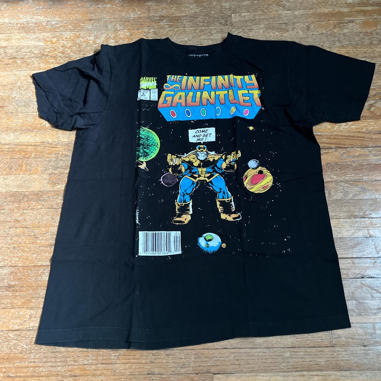 Marvel Thanos Infinity Gauntlet T Shirt Depop