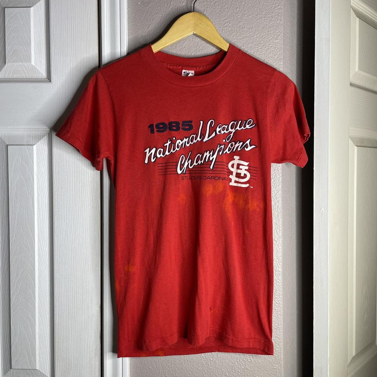 Vintage St Louis Cardinals National League 1985 T Shirt Tee 