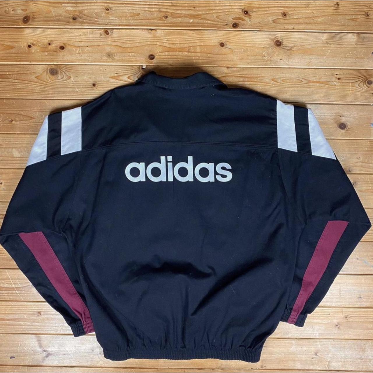 Vintage adidas 90s pullover drill top A classic... - Depop
