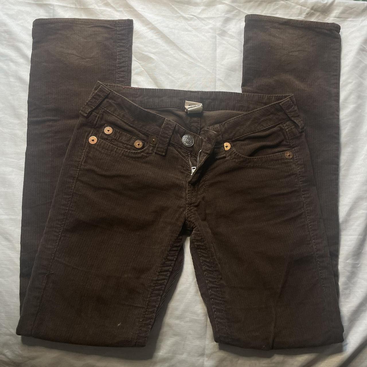 True Religion Women's Brown Jeans | Depop