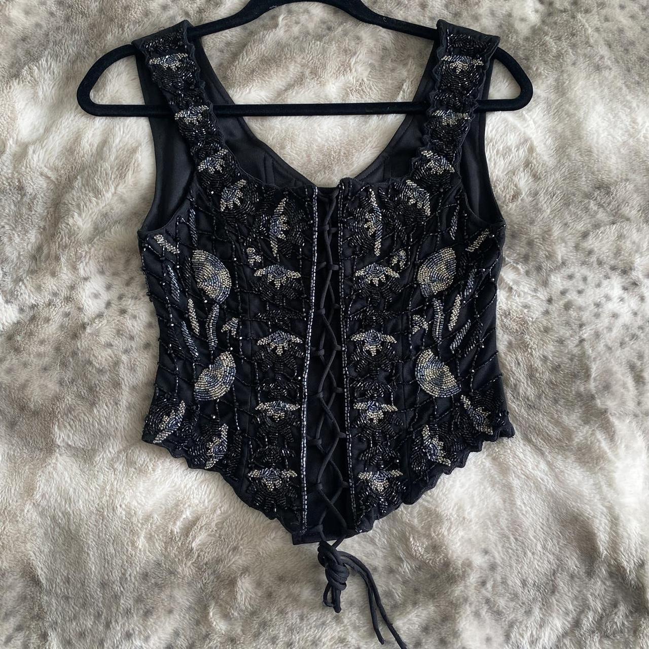 Nasty Gal Women S Black Corset Depop