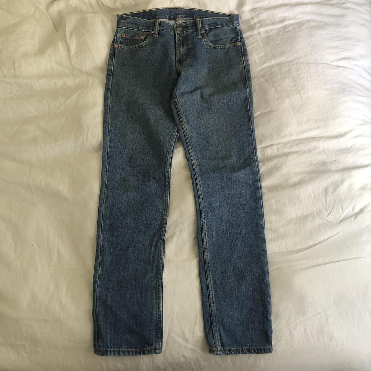 Levi’s 511 slim fit jeans in mid blue. Great classic... - Depop