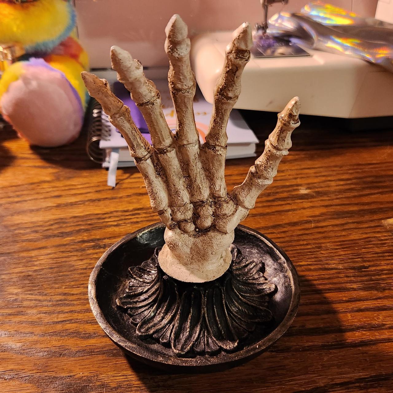 DIY Skeleton Hand Jewelry Holder