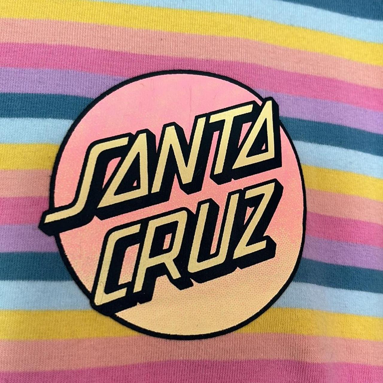 Santa Cruz Graphic Tee Size Large Cotton Blend - Depop