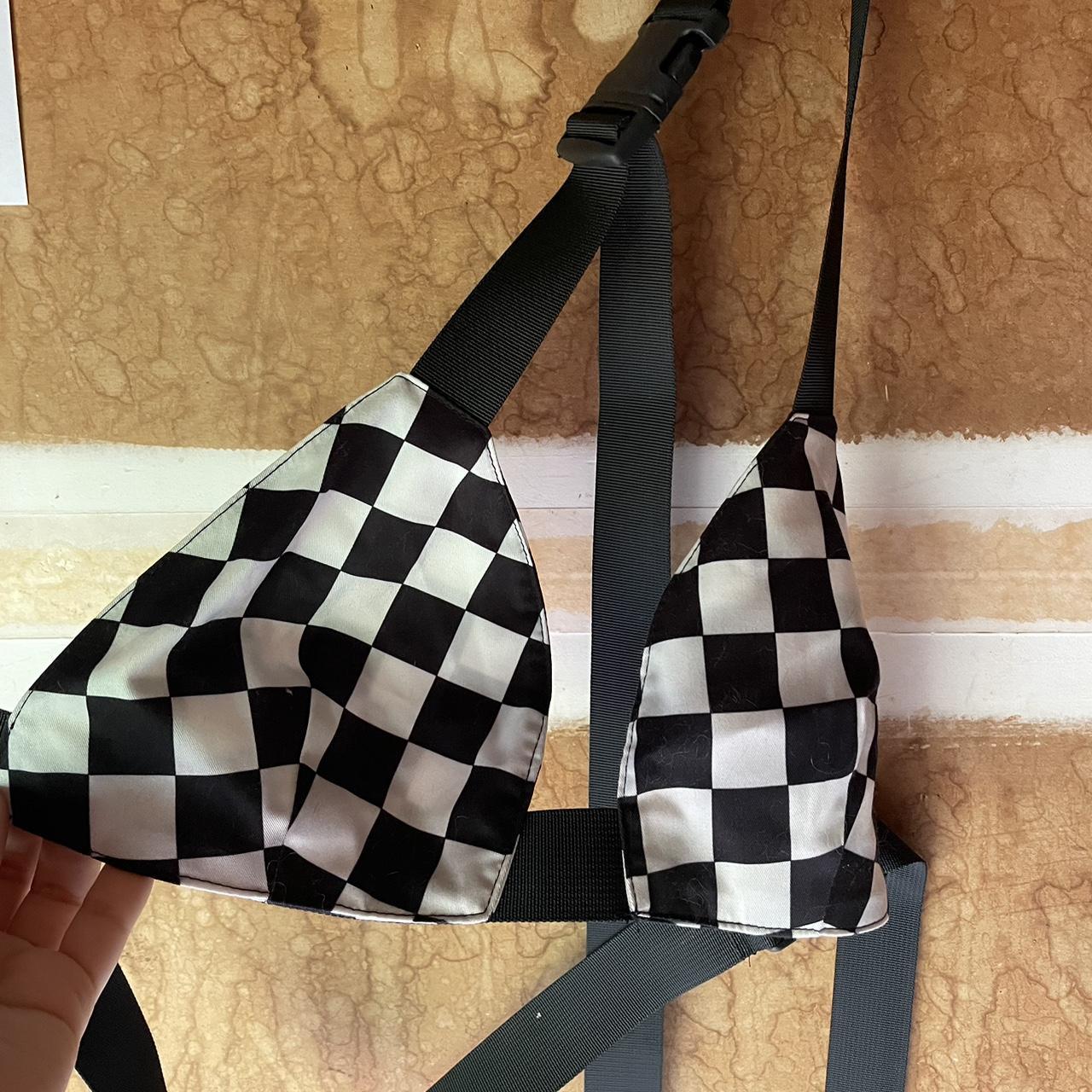 Checkerboard bralette cheap