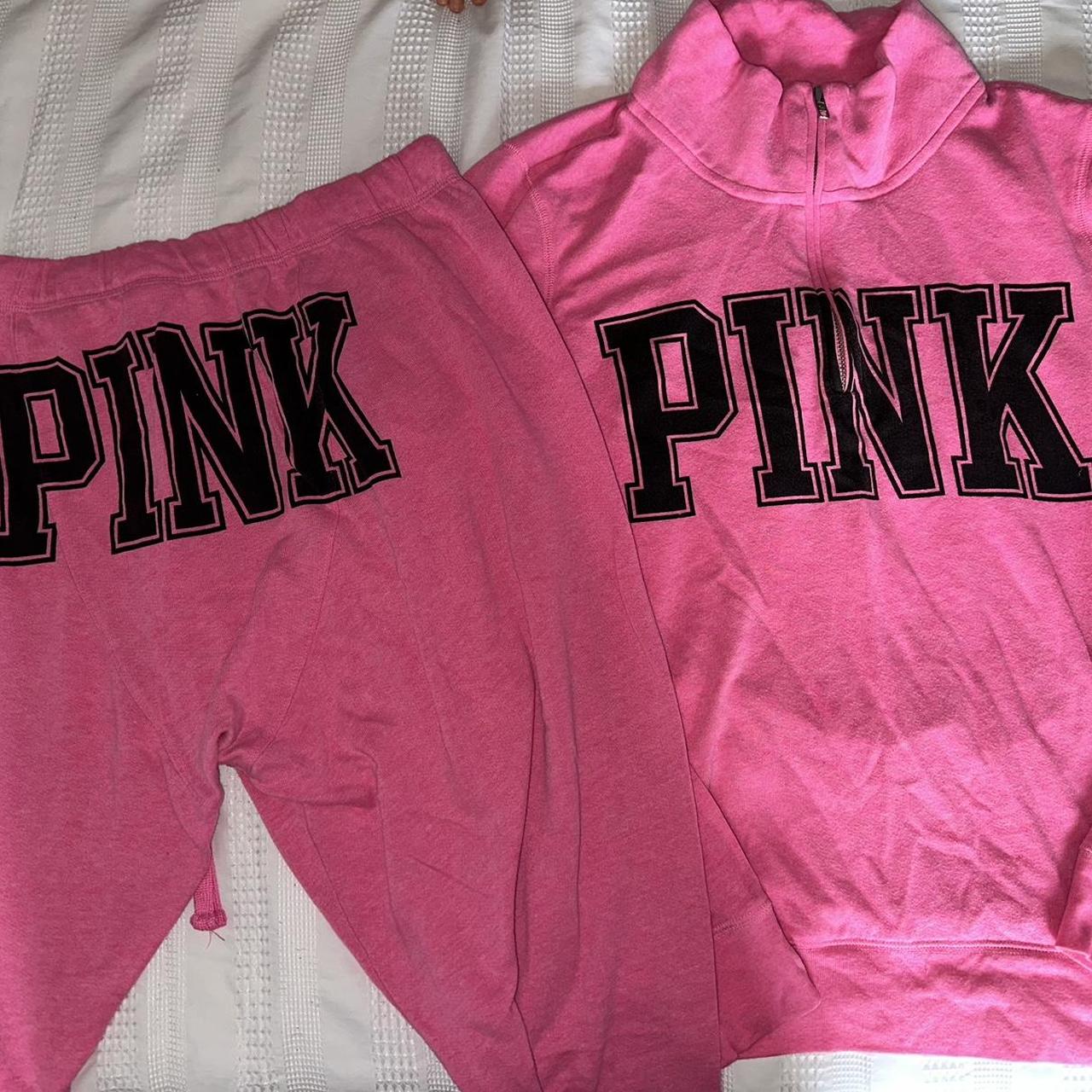 Victoria's secret hot sale pink sweatshirts