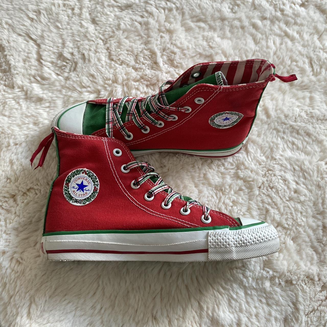 Vintage Retro 90's Unisex Size Red High Top Depop