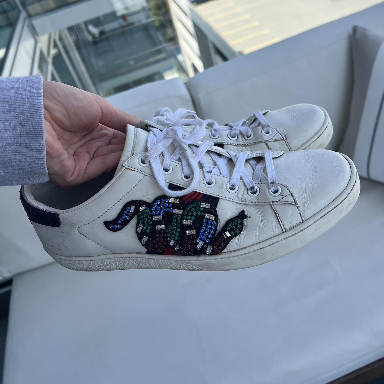 Gucci snake trainers womens deals