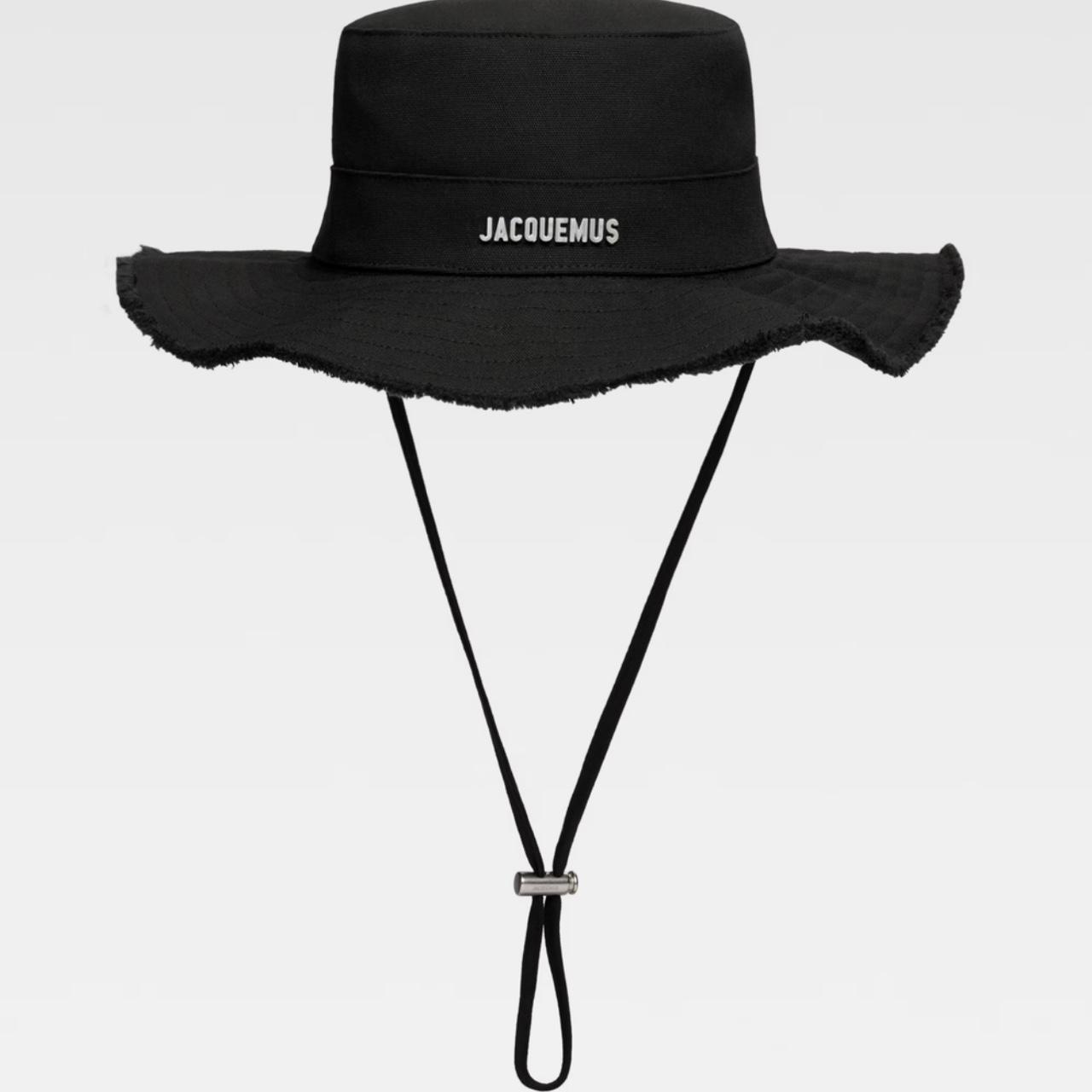 Jacquemus Black Bucket Laced Hat Worn 2 times on... Depop