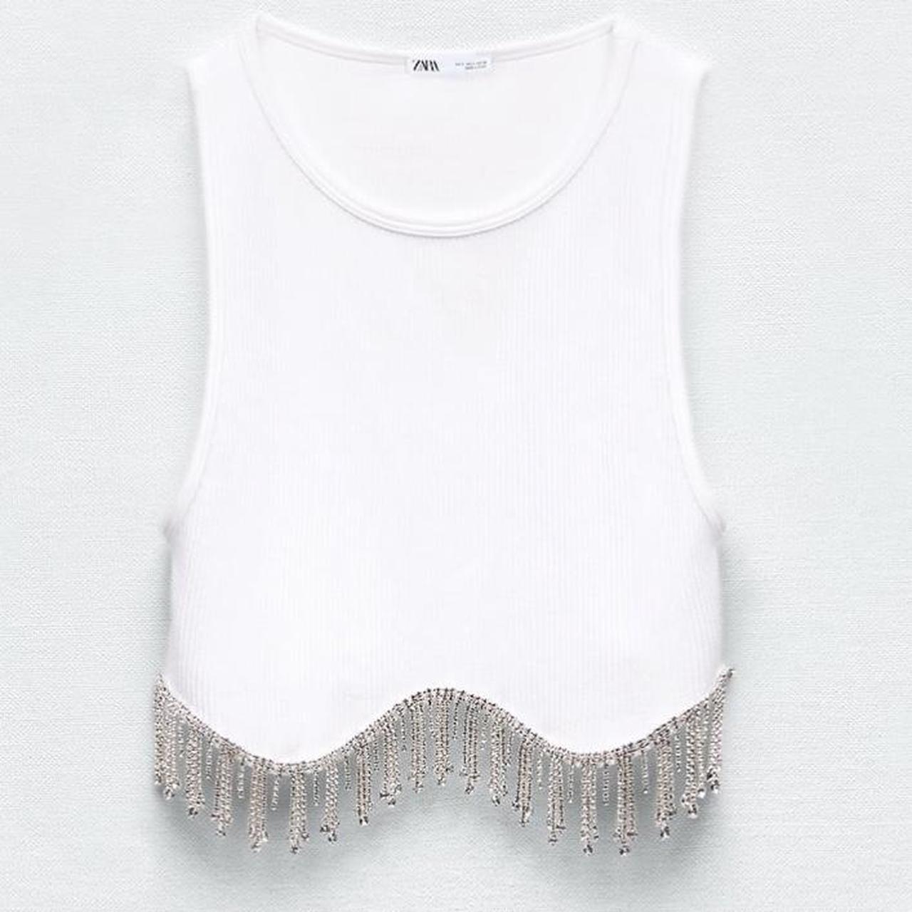 ZARA newest JEWEL BRA TOP BLOGGERS FAVORITE