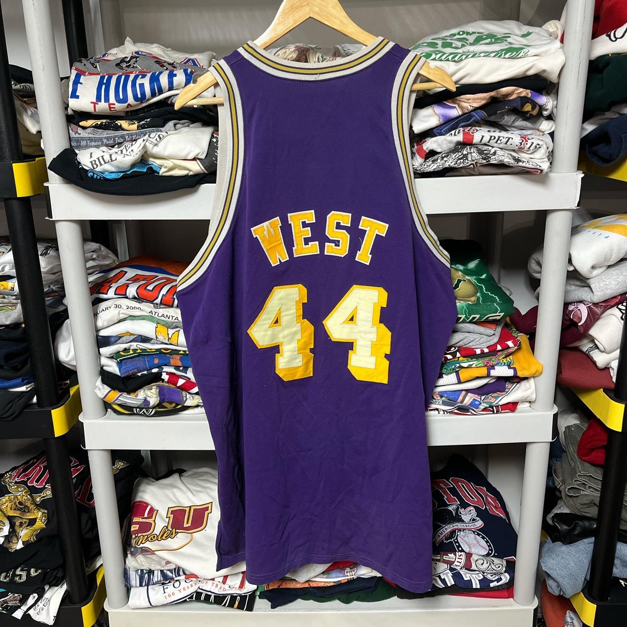 LA Lakers x Jerry West basketball jersey Condition: - Depop