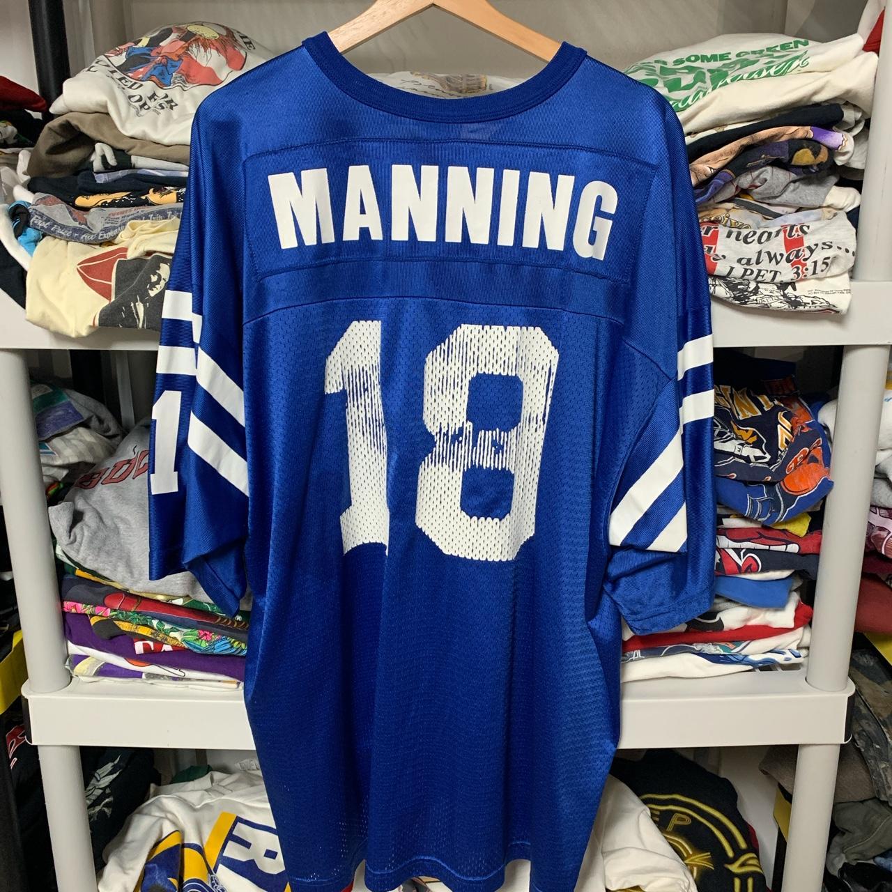 Vintage 2000s Peyton Manning Jersey Indianapolis - Depop