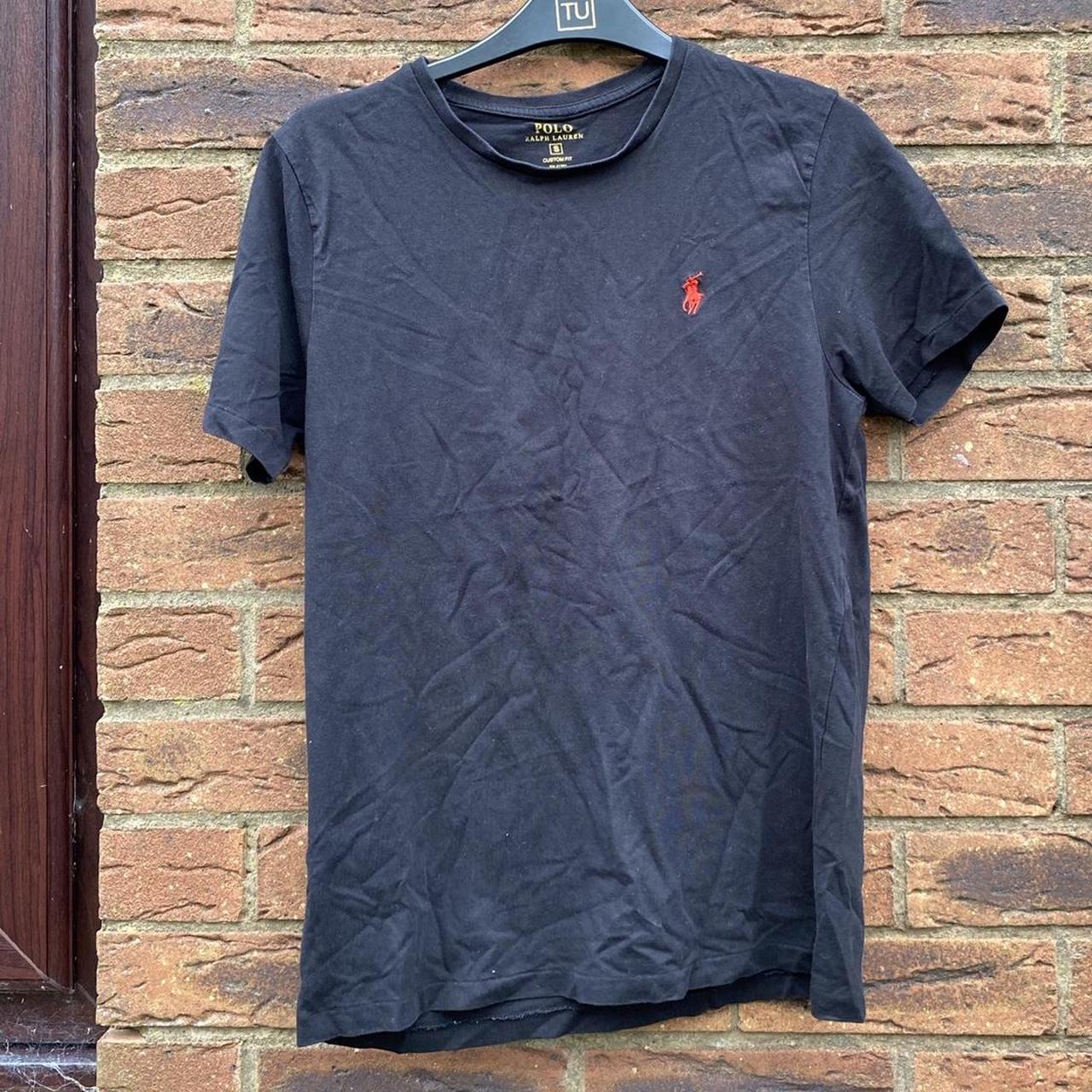 Ralph Lauren T-shirt Size mens small Black... - Depop