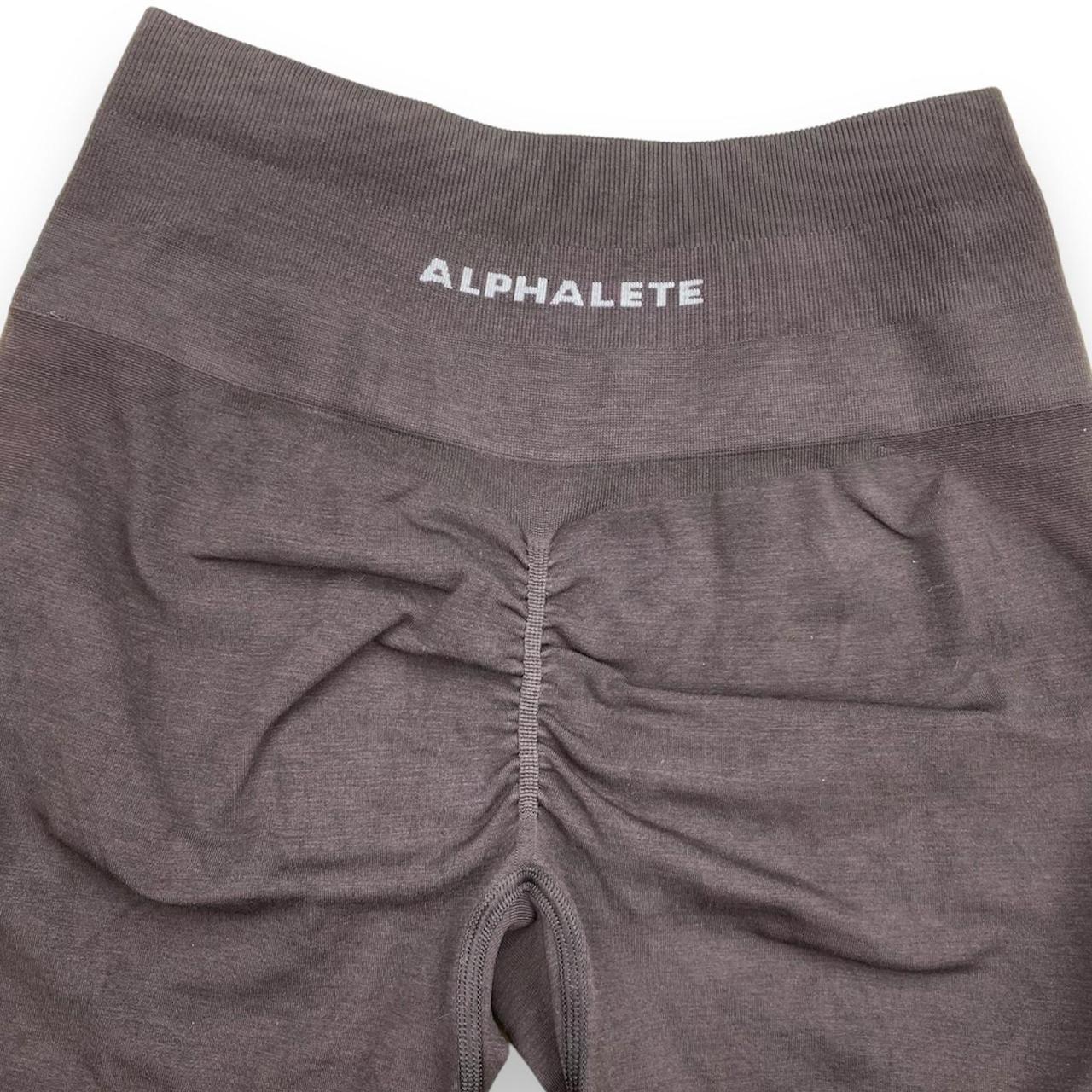 OG alphalete chocolate amplify leggings Size... Depop