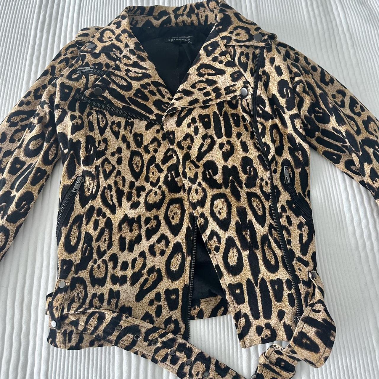ジャケット・アウター Tripp nyc leopard riders jacket TRIPP NYC - WILD CHILD MOTO LEOPARD
