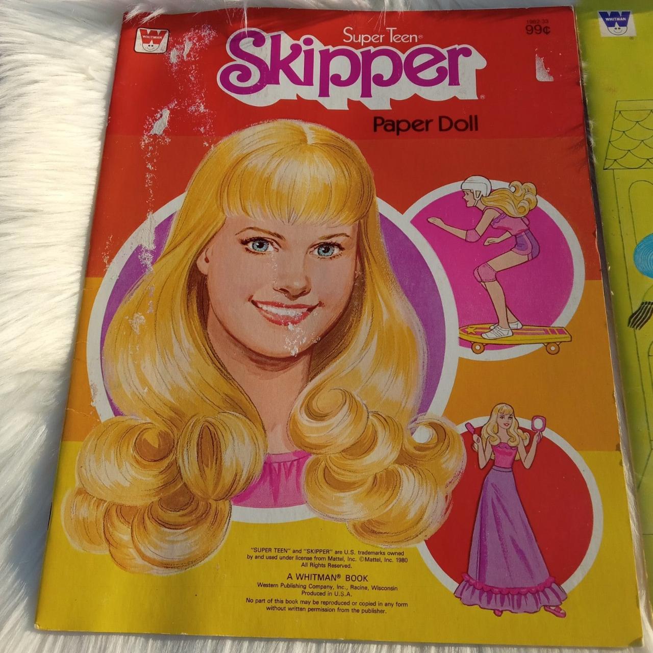 Vintage 1988 Barbie & Skipper Jigsaw Puzzle Golden - Depop
