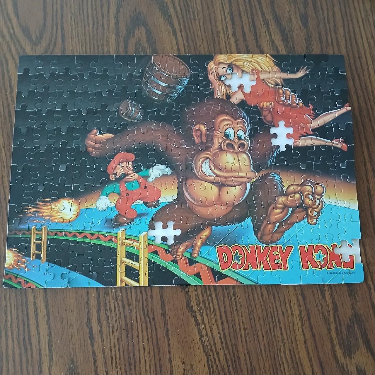 Donkey Kong Vintage Puzzle Nintendo Milton Bradley | Depop