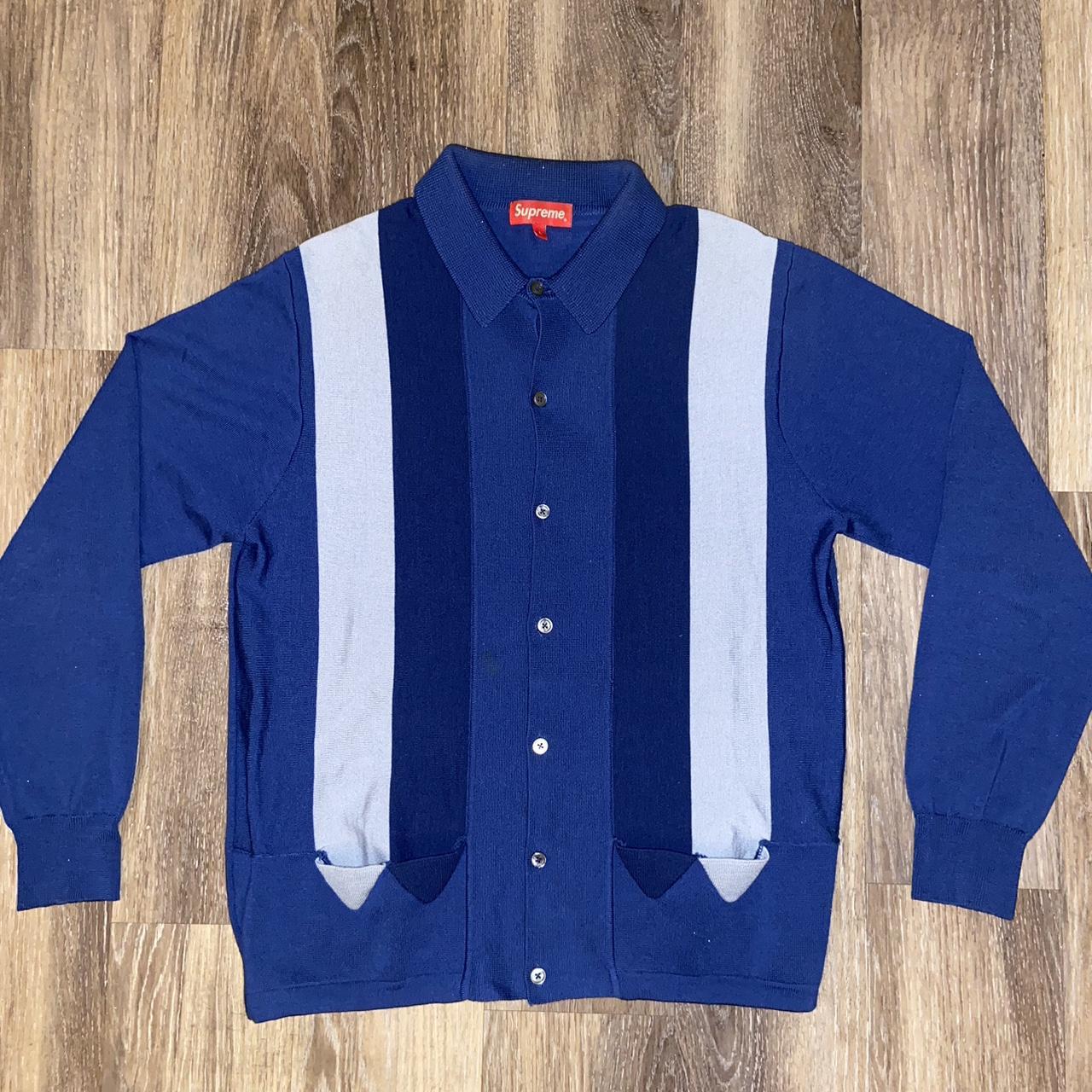 Supreme arrows shop striped polo sweater