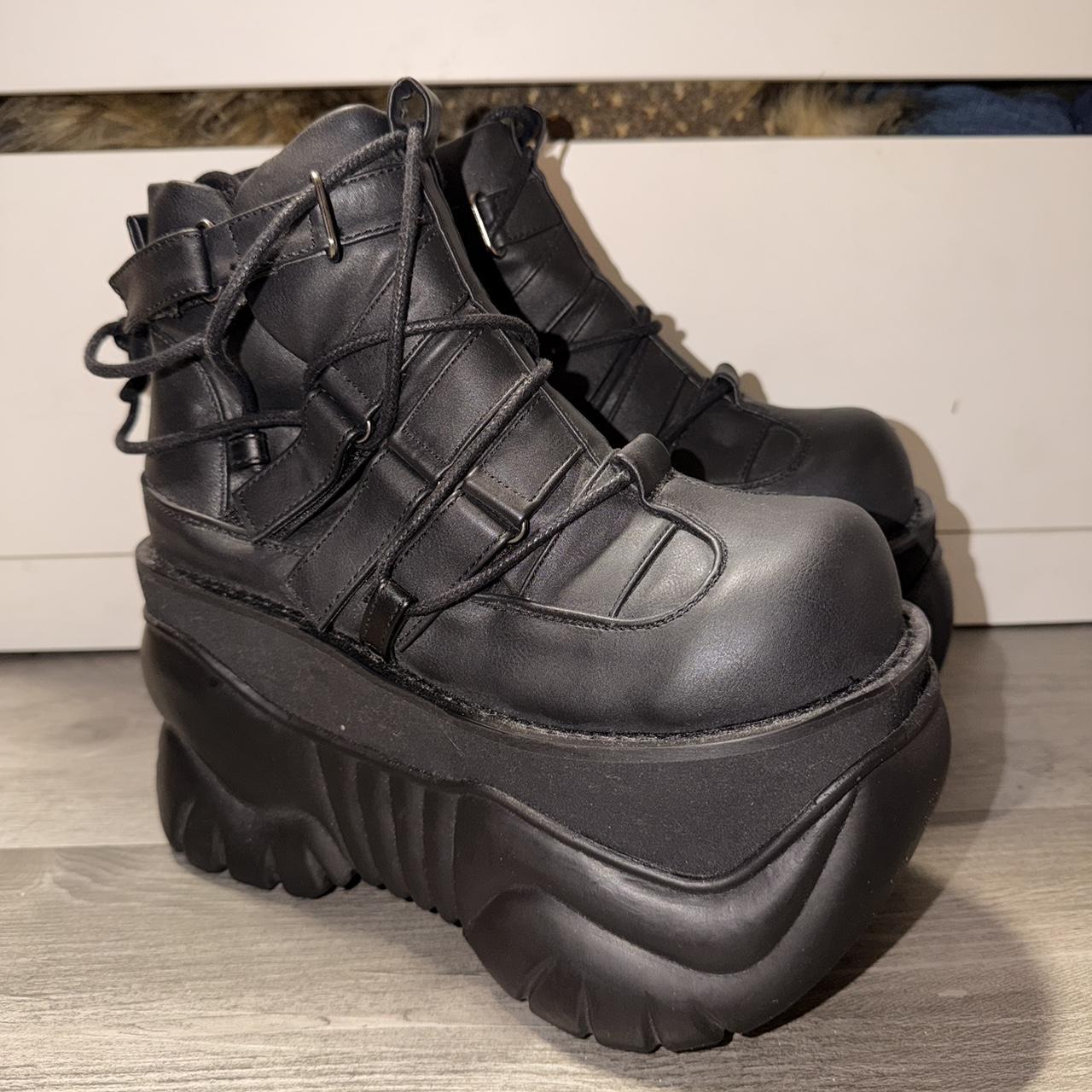 Demonia Women's Platform Boots - Black - US 8 – b… - image 1