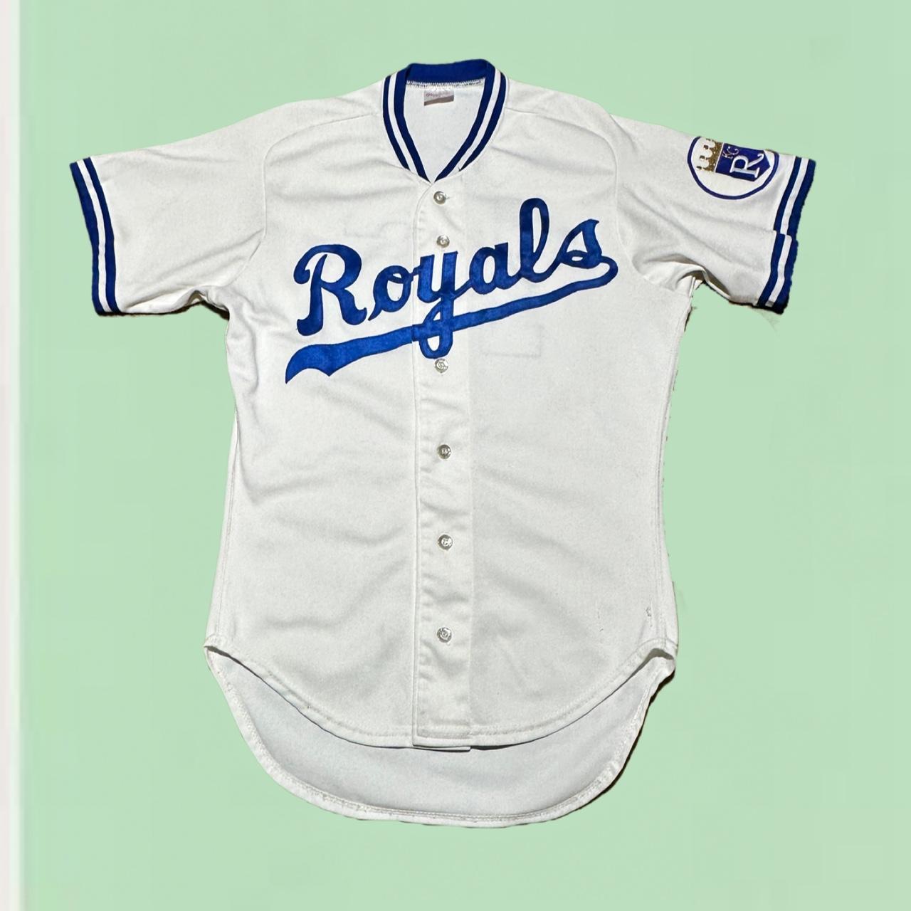 MLB Kansas City Royals Men's Authentic Baseball Jersey - Grey 40