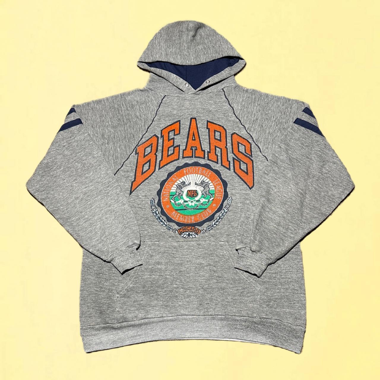 Vintage 1980's Chicago Bears Hooded Sweatshirt Selected By