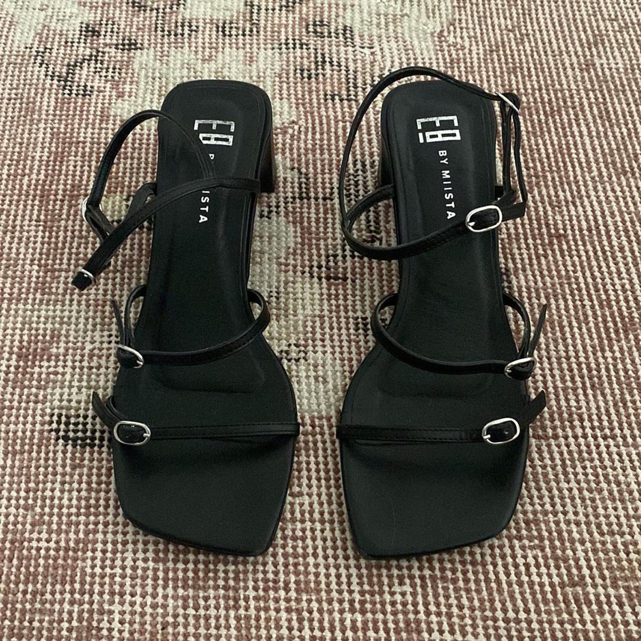 Miista Women's Black Sandals | Depop