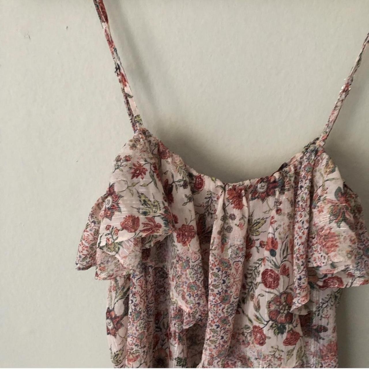 Victorias Secret Floral Cottagecore Flowy Camisole - Depop