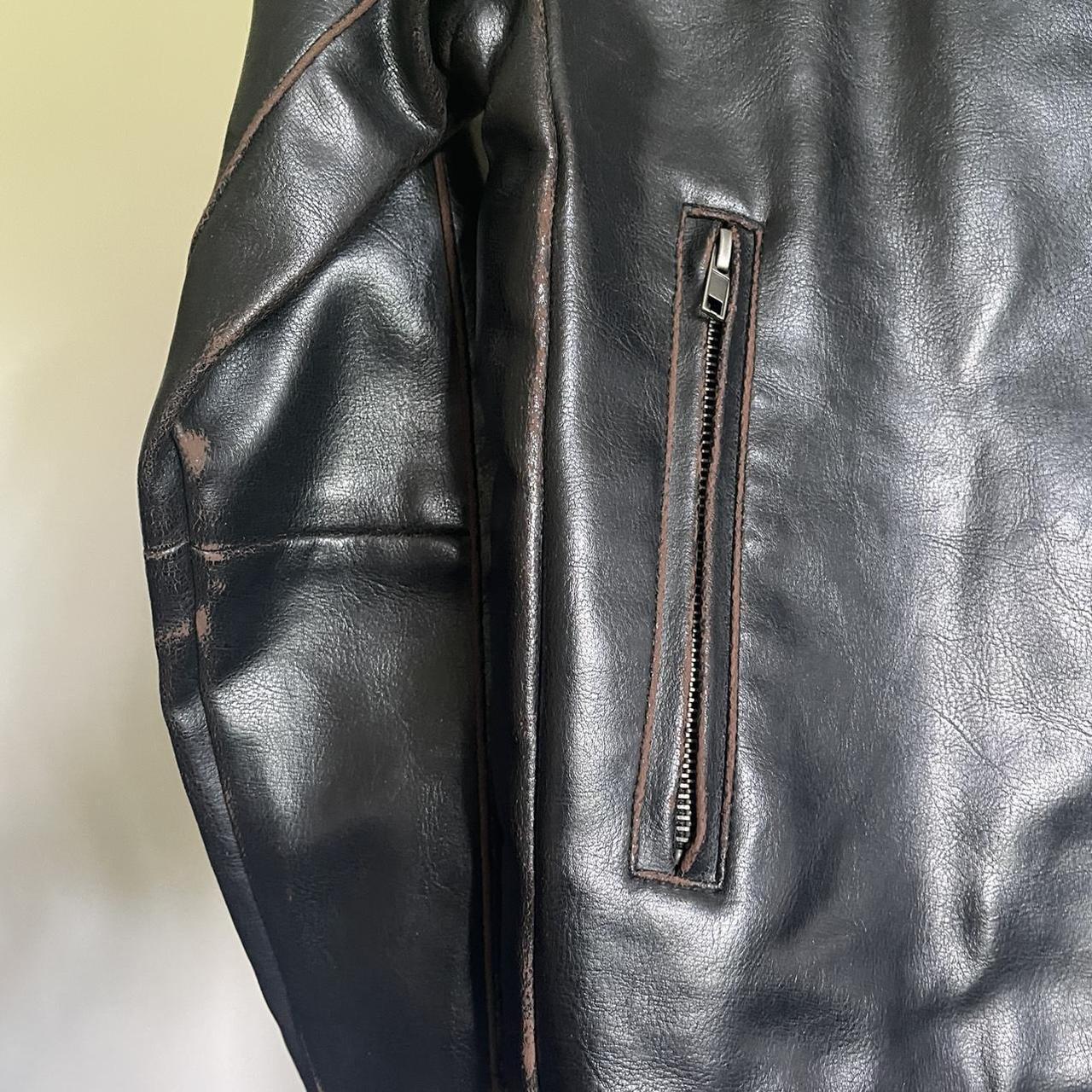 gorgeous Yd. leather jacket size mens XS (women’s... - Depop